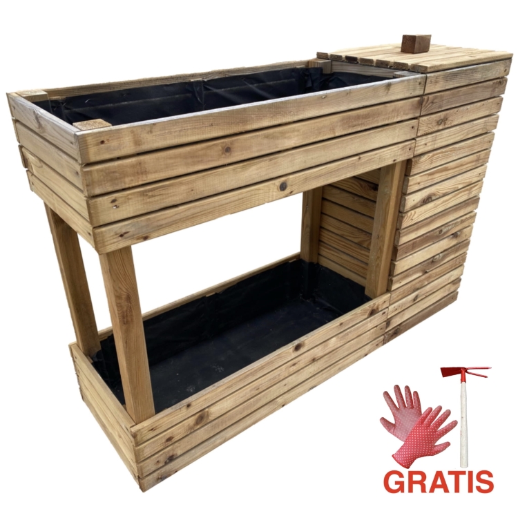 grzadka-podwyzszona-z-skrzynia-ogrodowa-120x35x80-rekawiczki-ogrodowe-motyka-gratis