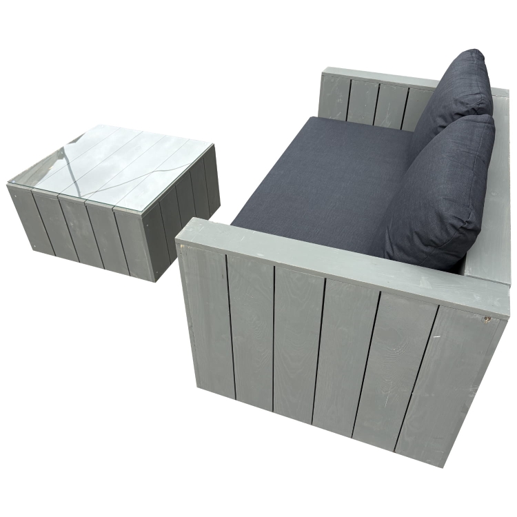 szara-sofa-ogrodowa-provence-z-stolikiem-skrzynia-poduszkami-side