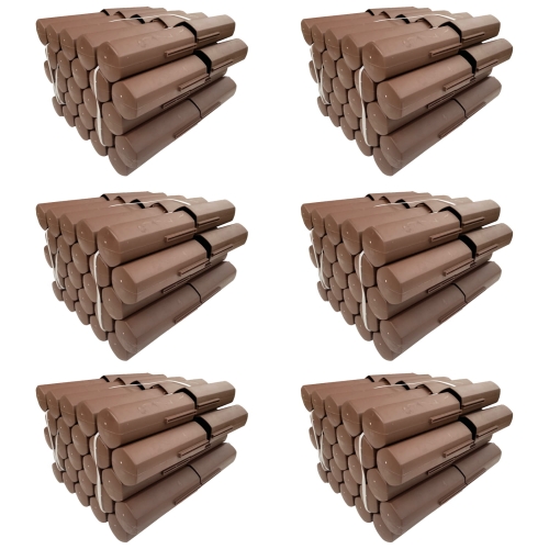 palisady-ogrodowe-pa27-brązowe-zestaw-60-sztuk